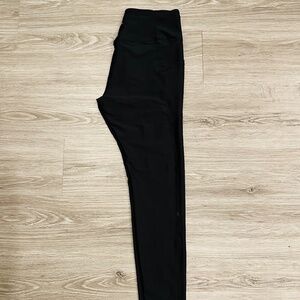 Old Navy Activewear High-Waisted PowerSoft Full Length Leggings Black w Pockets